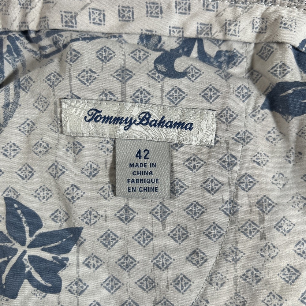 Tommy Bahama Shorts Men's 42 Navy Blue Flat Front 9" Chino Beach Golf Stretch - Picture 3 of 5
